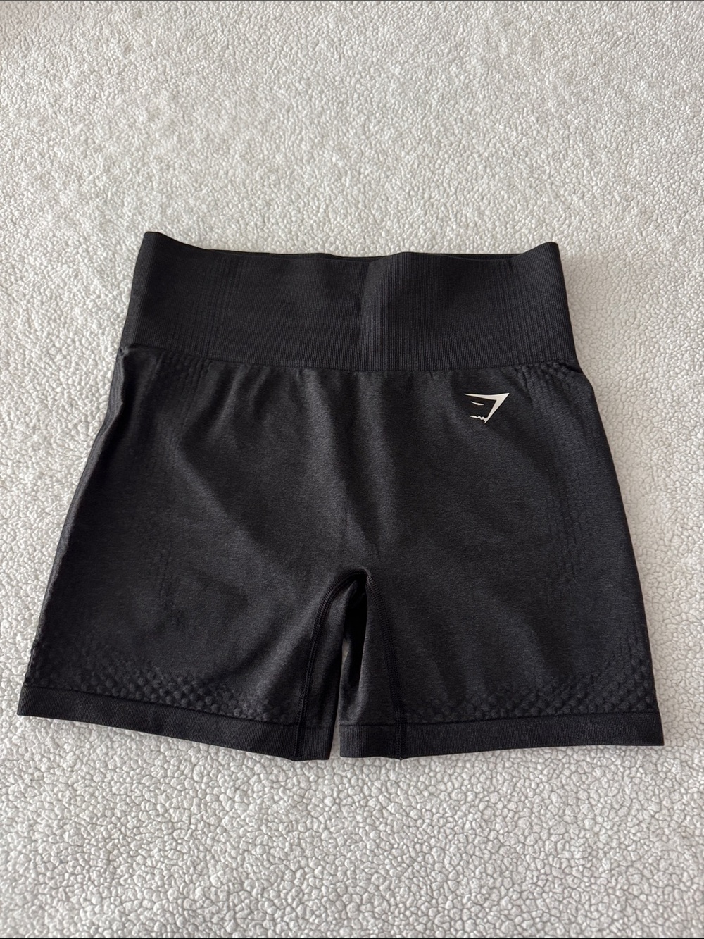 Gymshark Black High-Waist Seamless Bike Shorts